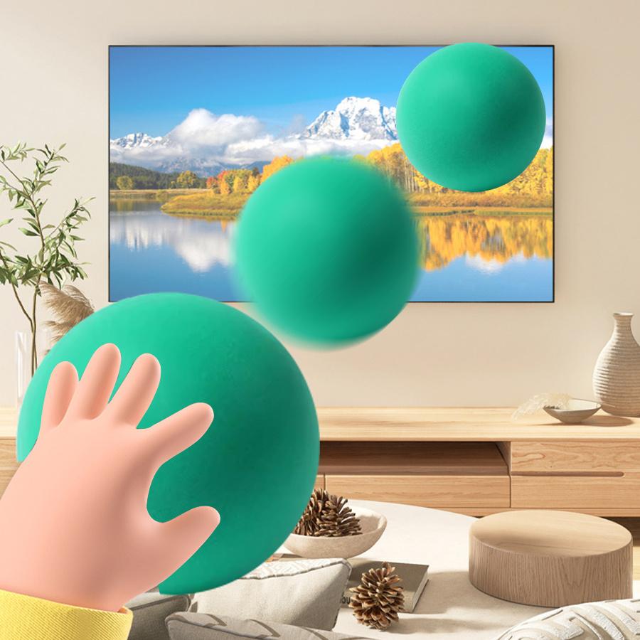 18cm Elastic Sponge Silent Basketball for Indoor Training Home Recreation Green Blue Yellow Orange Quiet Ball Perfect Gift JXB