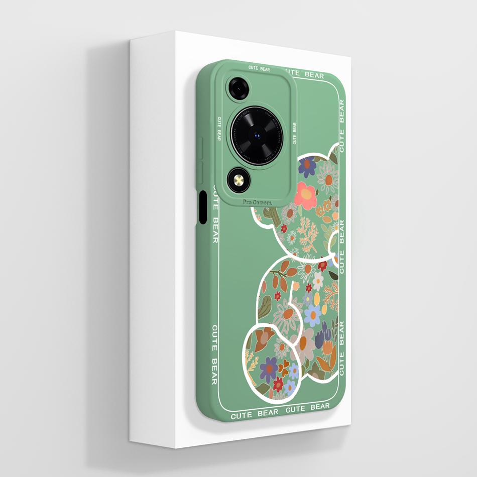Case For Huawei Nova Y72 Cute Design Phone Cover Camera Protector Soft Liquid Silicone Funda Models MGA-LX3 Protective Bumper