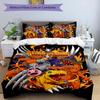 3pcs Digimon Cover Set - Personalized Name, HD Printed Bedding with 1 Cover and 2 Pillowcases - Perfect for Home Decor, Easy Care