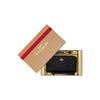 New Zip Around Smooth Calfskin With Leather Card Holder, Wallet Women's Black CF464-IMBLK