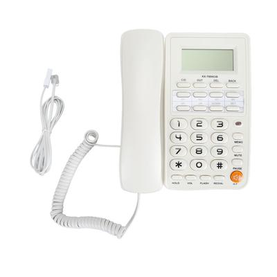 Desktop Telephone Hotel Landline Phone Big Oval Button Home Corded Phone HD Caller Display Screen