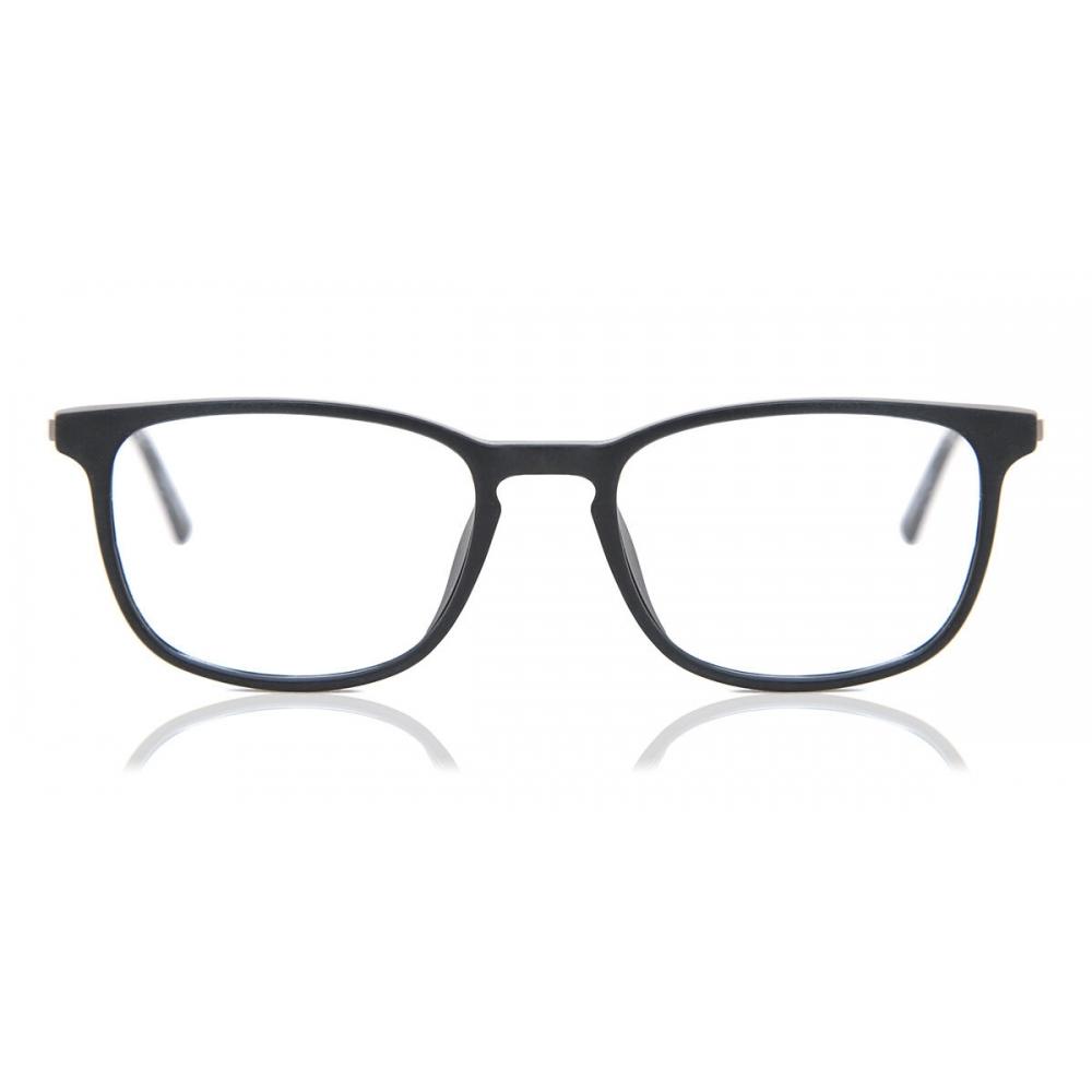 Full Rim Square Black Smartbuy Collection Peninsulas Ac7 Fashion Unisex Eyeglasses Black/53-18-145