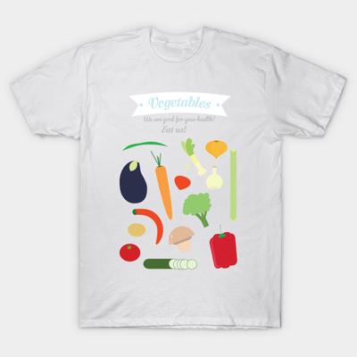 Maglietta Donna Le Verdure Fanno Bene Stampa Harajuku Maglietta Kawaii Estiva Manica Corta T-Shirt Top