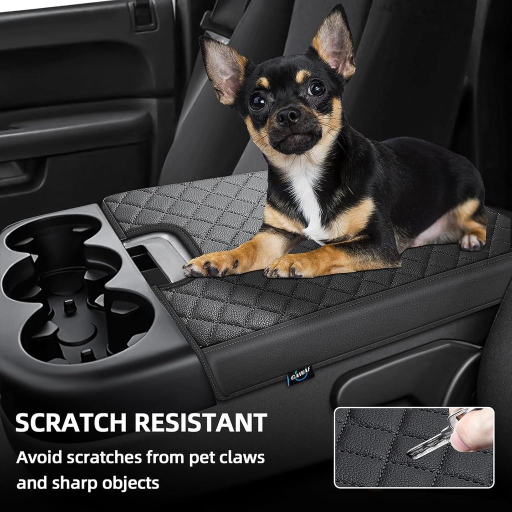 Center Console Cover Fit For Silverado Tahoe Sierra Yukon Suburban 2007-2013 Jump Seat Console, Car Armrest Seat Box Cover, Car Arm Rest Covering,