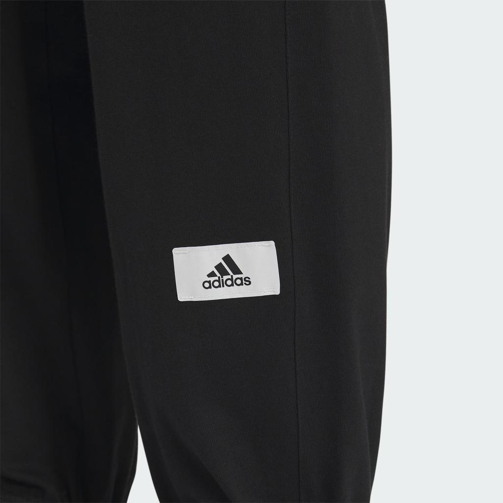Adidas Sportswear Knit Joggers With Cuff Logo Men Bottoms Black IN6512