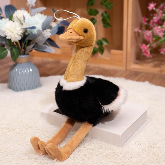 Yousheng Plush Toy Ultra Soft Fully Filled Companionship PP Cotton Cartoon African Ostrich Bird Stuffed Doll Home Decoration