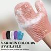 New Honeycomb Tpu Exfoliating Shower Glove - Quick-Drying Body Scrubber Sponge For Bathroom