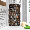 Halloween Kürbis Geist Bücherregal Buch Handyhülle für Google Pixel 9A 8A 7A 6A 7 PRO 8 9 Pro XL 4G 5G Silikon Weiche Hülle Schale