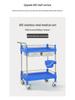 Stainless Steel Medical Trolley: Small Surgical Instrument Cart & Nursing Table