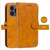 Vintage Crazy Horse Texture PU Leather Flip Wallet Phone Case for HONOR 600 Pro Card Holder Kickstand Shockproof Protective Cover