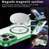 For iPhone 16 Pro Case Compatible with MagSafe TPU+PC Transparent Phone Cover