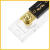 1 Set Car Audio 0 4 8 Gauge Inline ANL Fuse Holder Clear Transparent Fuse Block with 2pcs 175A Fuse Auto Replacement Parts