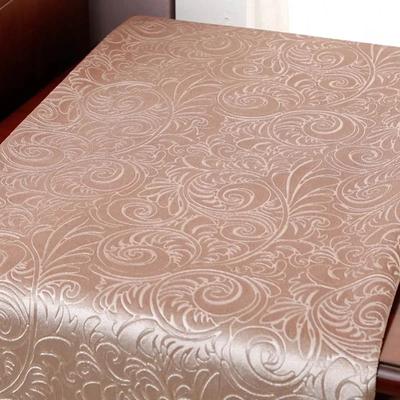 100x150cm 3D Präglad Europeisk Stil Tryckt Guld Sammetstyg för Säker Bakgrund DIY Möbeltyg Hemtextil