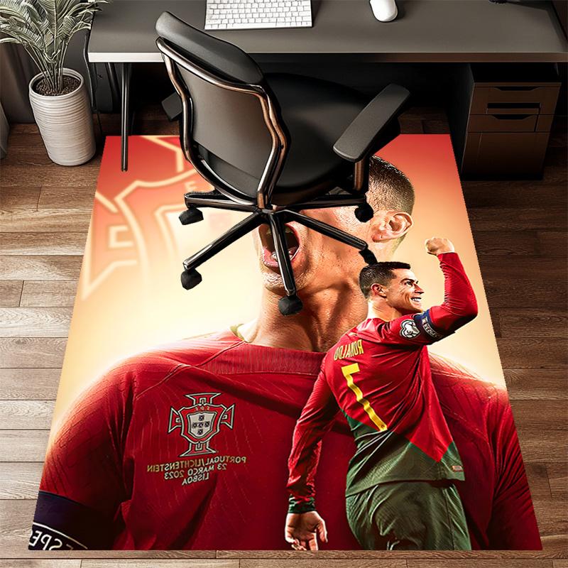 1pc Number 7 Soccer Design Printed Area Rug Carpet for Bedroom Living Room Home Decor Rugs Mat Non Slip Mat Rug for Bedside
