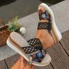 Summer Wedges Slippers Women Brand Flats Sandals Slingback Flip Flops Shoes Woman 2025 Trend Casual Slides Fashion Zapatos Mujer