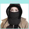 Winter Riding Warmth Mask Headgear With Fleece Lining For Cold Weather