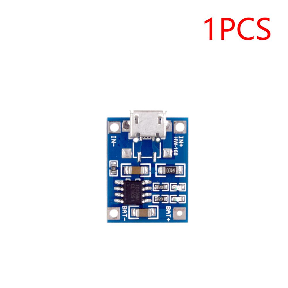 1-10pcs Type-c Micro / TYPE C 5V 1A 18650 TP405~ Lithium Battery Charger Module Charging Board With Protection Dual Functions 1A