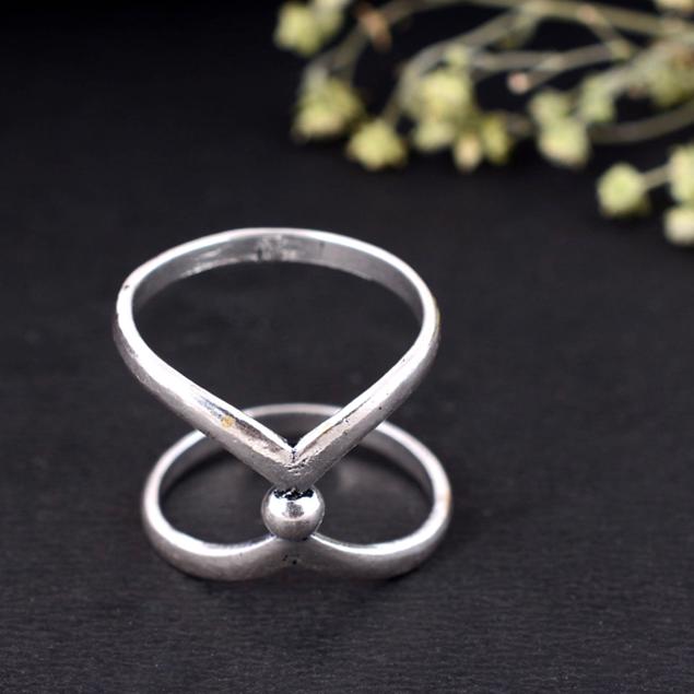 Silver Arthritis Thumb Ring – Handmade Adjustable Splint for Joint Support, Pain Relief, and Daily Wear