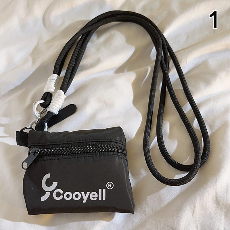 Tecknad Myntväska Telefonrem Söt Telefon Snodd Crossbody Anti-förlorad Telefonfodral Snodd Hänge