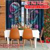 Flat Printing Curtains Without Rod Cosmic Explorer Festive Fashion Polyester Decorations Home Set Of 2 Made