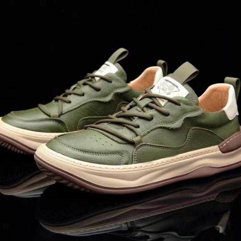 

Брендовая мужская кожаная повседневная обувь высокого класса, мужские оксфорды на толстой износостойкой подошве на шнуровке, мужская обувь для хайкинга высокого качества 44