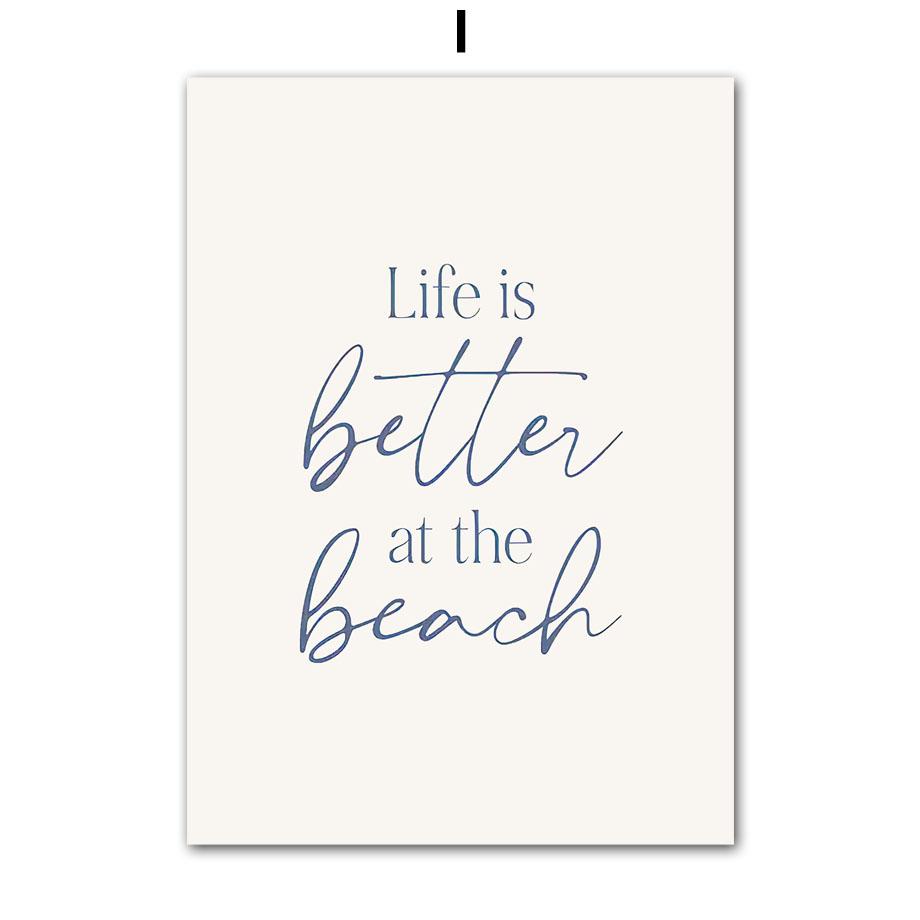 Sea Beach Girl Boat Reef Landscape Wall Art Canvas Painting Nordic Posters and Prints Hotel Ba Pictures For Living Room Decor