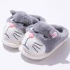 Fluffy Slippers Women House Cute Cartoon Casual Winter Designer Shoes Girls Home Flats Elegant Plush Fashion Footwear Large Size
