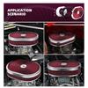 High Flow Chrome 12'x2' Oval Air Cleaner Filter Assembly 5-1/8' Carb Neck W/ Flow-Thru Lid for GMC Chevy Ford Chryler Dodge