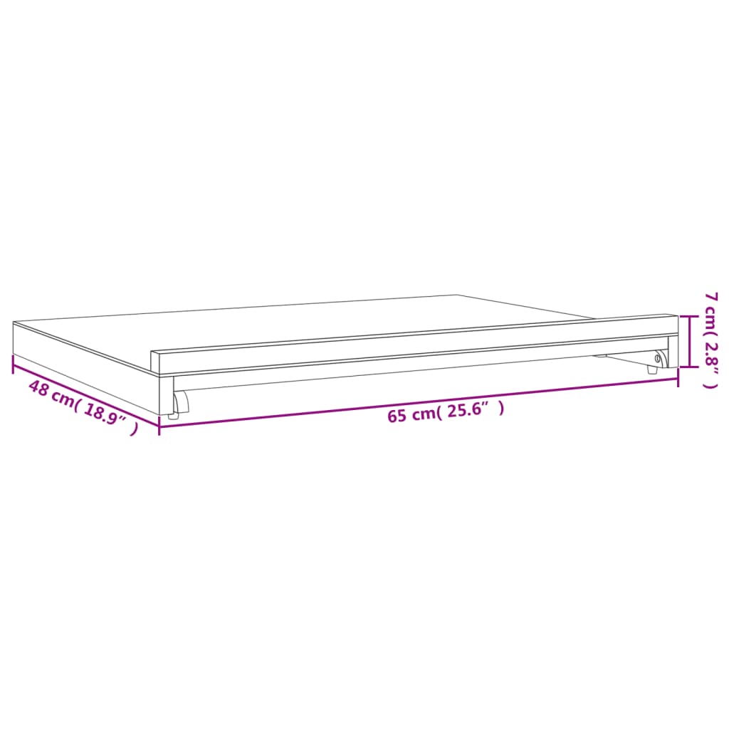 Table Easel 65 x 48 x 7 cm Solid Beech Wood