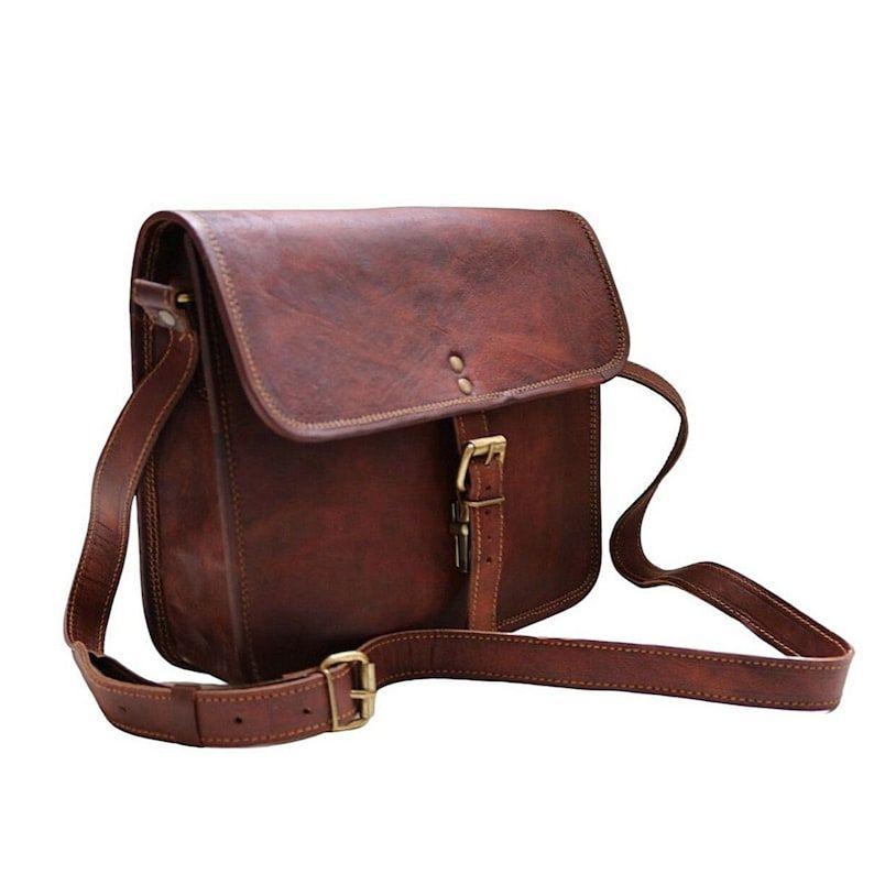 LEATHER SHOULDER BAG, Satchel Style Handmade from Genuine Leather