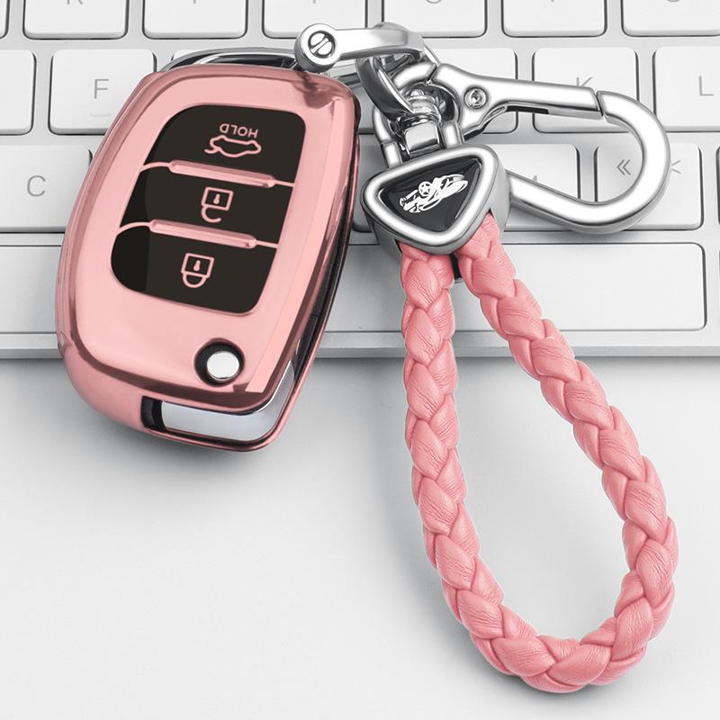 Suitable for Beijing Modern Key Caseix25 ix35Mingtu Langdong Yuena Tucson Car Key Case Folding