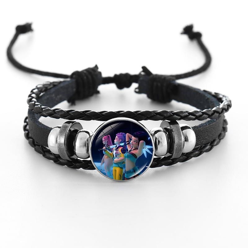 Cartoon Character Bracelet, Alloy Charm Adjustable 18+6cm Chain, Unisex Fashion Jewelry Gift for Daily Wear
