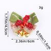Linen Bow Pendant Mini Bell Christmas Tree Ornament