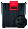 Kistenberg Mobile Tool Box 45X36X64Cm Black Solid Lightweight On Wheels