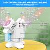 Stehleuchte Seifenblasenmaschine Spielzeug Dreht sich, um Blasen für Kinder-Outdoor-Aktivitäten zu erzeugen, ohne Batterie, Seifenblasenwasser