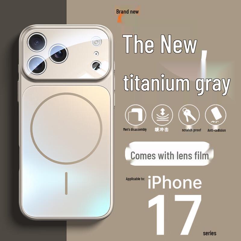 

Zhilangni Magsafe Чехол для iPhone с полной защитой объектива iPhone 17 Pro Max