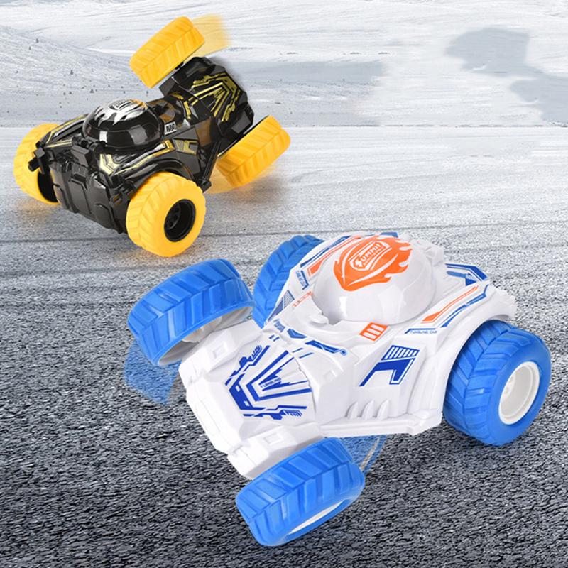 Stunt-Spielzeugauto, Dreh- und Rückziehauto für 3-jährige Jungen, Mädchen und Kleinkinder, bis zu 360 Grad aufrechte Rotation, Spiel
