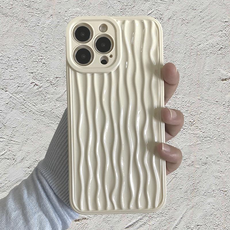 Simple Water Ripple Pattern Design Phone Cover For For Iphone Air 11 12 13 14 1 16 17 Pro Max XS XR X Case