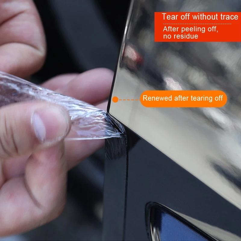 3/5/10 metrów Przezroczysta Taśma Antykolizyjna do Samochodu Ochraniacz Krawędzi Drzwi Płyta Ochraniacz Drzwi Zderzaka Samochodowego Naklejki Pasek Samochód