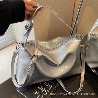 Large-capacity Bag Women's 2025 New French Niche High-end Commuter Large Bag Women's One-shoulder Crossbody Bag Women's Bag