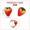 Set of 16 Realistic Strawberry Perfect for Home Office Desk Party and Craft Perfect for Food These Resin Red Strawberries are perfect for cake shops