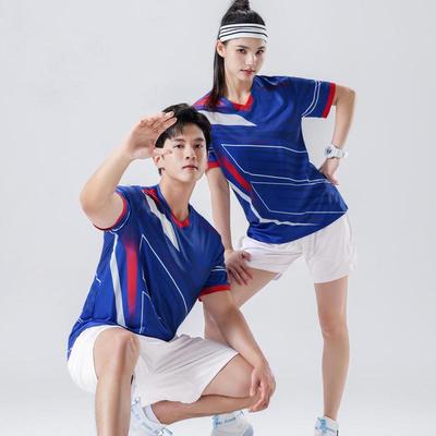 Women's Short Sleeve Sports Set: Badminton, Volleyball, Table Tennis Training Jersey