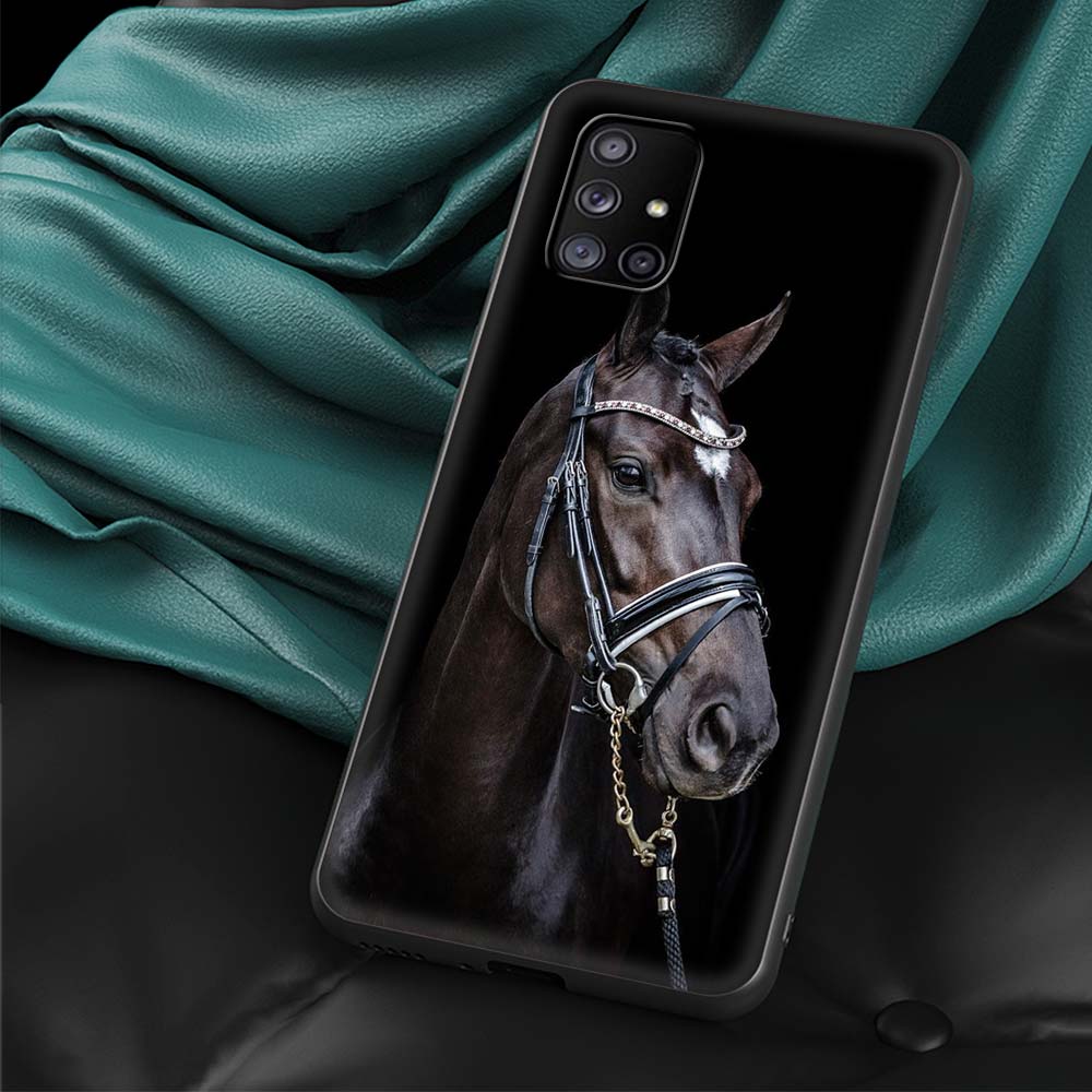 

Чехлы с изображением бегущей лошади для Samsung Galaxy A70 A50 A40 A20s A30 A10s A20e A10 A02s A01, чехол для телефона Samsung A51 A72 Samsung A01