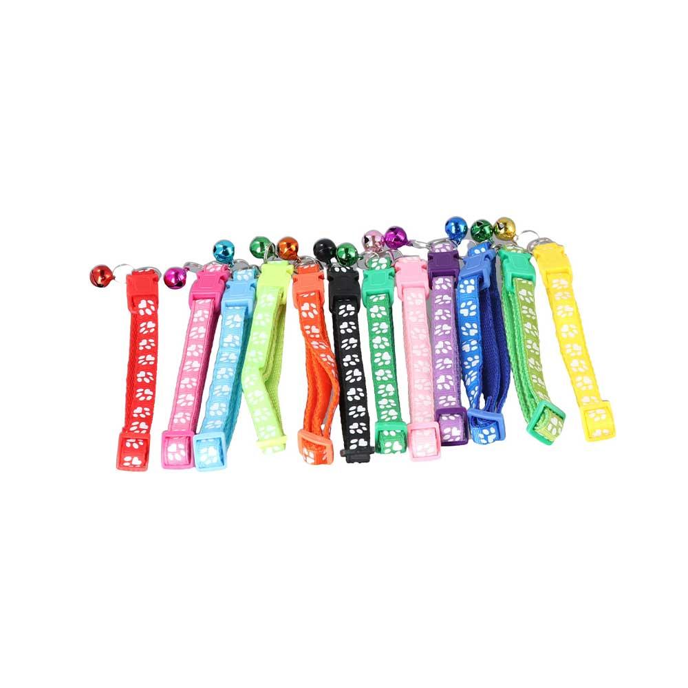 Cat Paw Print With Bell For Puppy Kitten Grooming Accessories Cat Necklace Pet Supplies Pet Collar