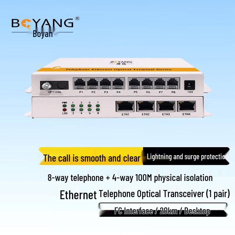 BOYANG Telephone Optical Transceiver