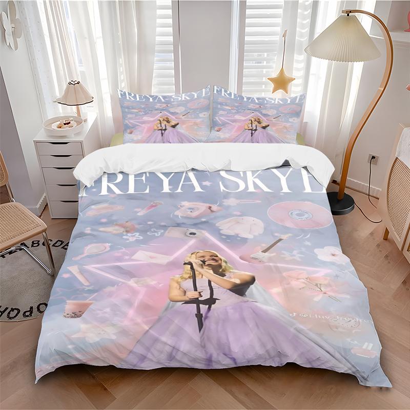 3Pcs Freya Skye'S Magical Performance Bedding Sets For All Sizes New 3D Printed Bed Cover Comforter Duvet Cover Pillowcase Bedroom Decoration