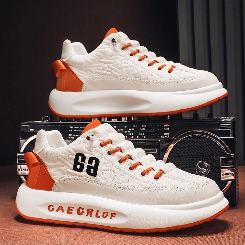 

Мужская обувь весна универсальная повседневная обувь на одной педали Forrest Gump мужская спортивная для бега на толстой подошве Xiaobai увеличивающая рост папины модные туфли 39