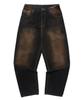 We Can The Us Vintage Wash Denim Pants (D.Black)