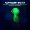 Silicone Artificial Jellyfish Aquarium Decoration Decorative Fake Jellyfish Glow Vivid Aquarium Ornament Wear-Resistant Fish