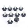 20 Pcs/lot Home Screw On Furniture Leveler Adjustable Leveling Glide Leg Foot Adjuster Levelers Pad for Table Desk M6 M8 Thread